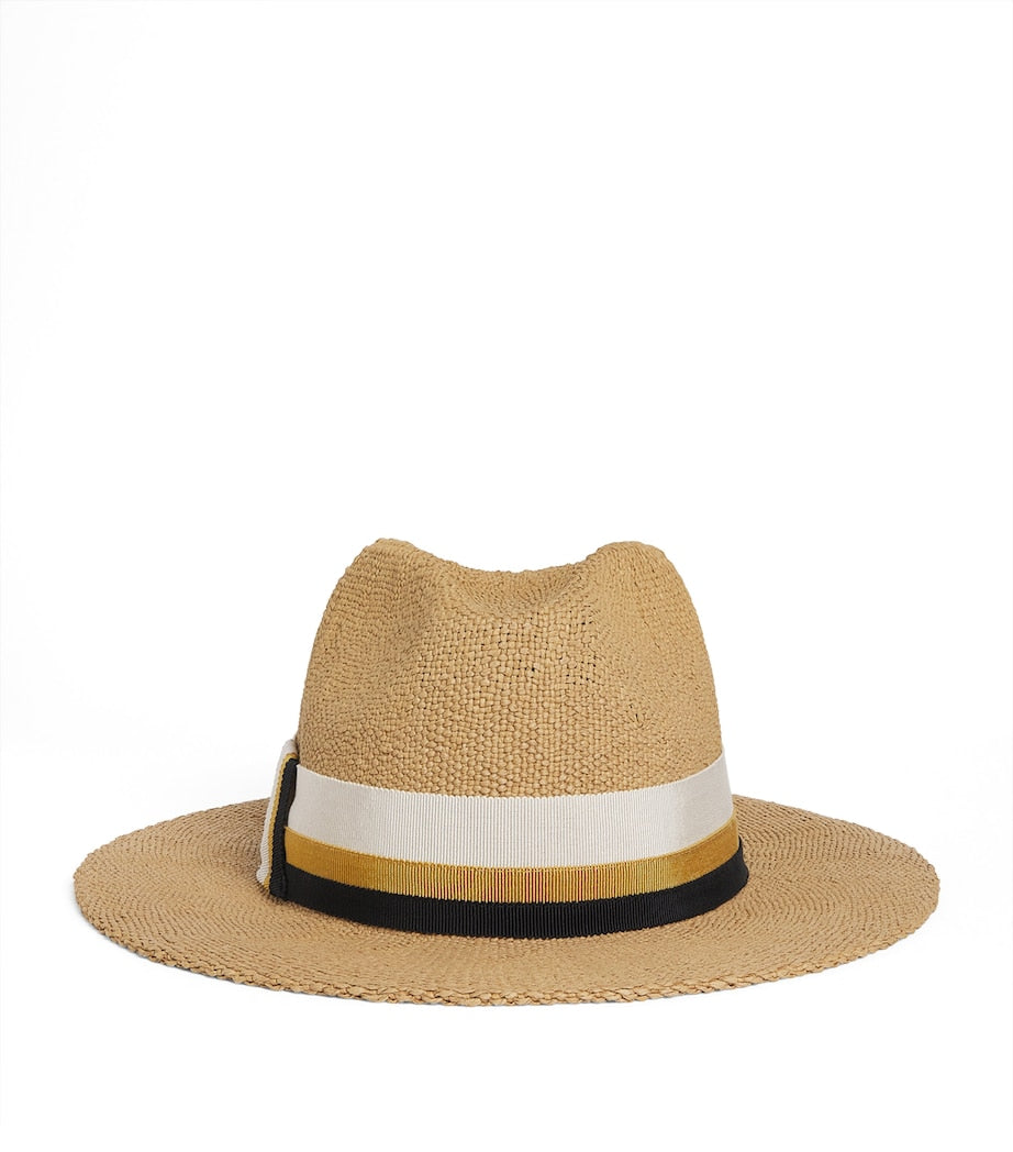 Brown Woven Luis Hat