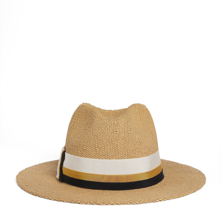 Brown Woven Luis Hat