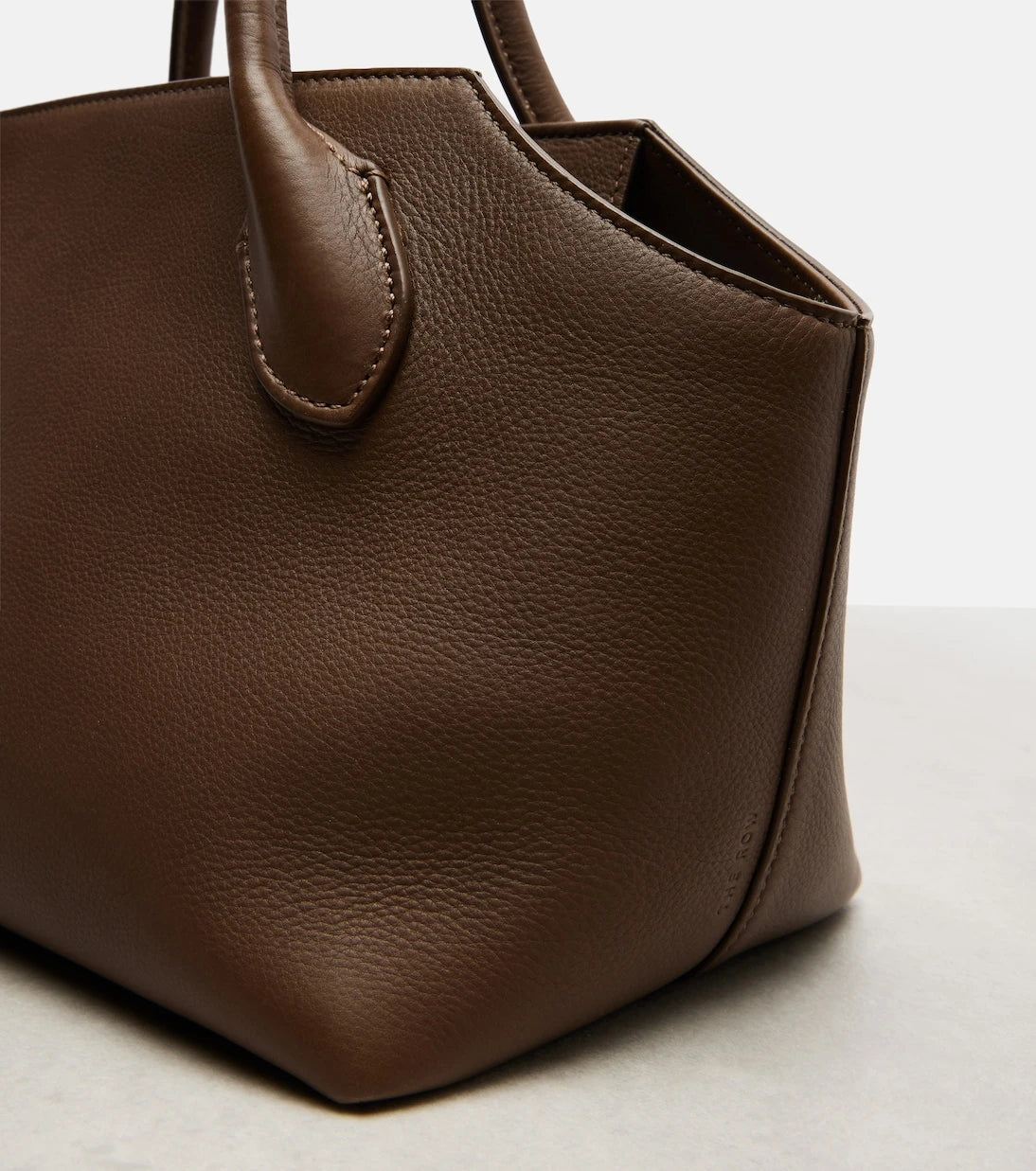 The Row - Terrasse leather top-handle bag