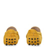 Yellow Suede Gommino Driving Shoes