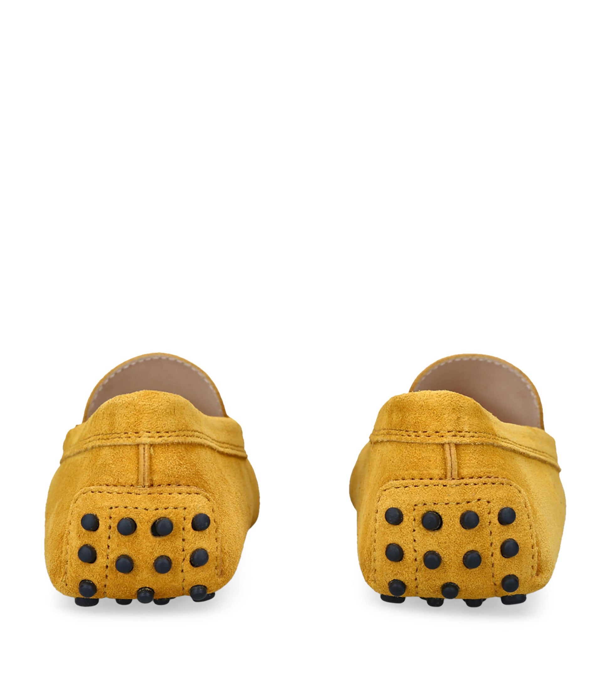 Yellow Suede Gommino Driving Shoes