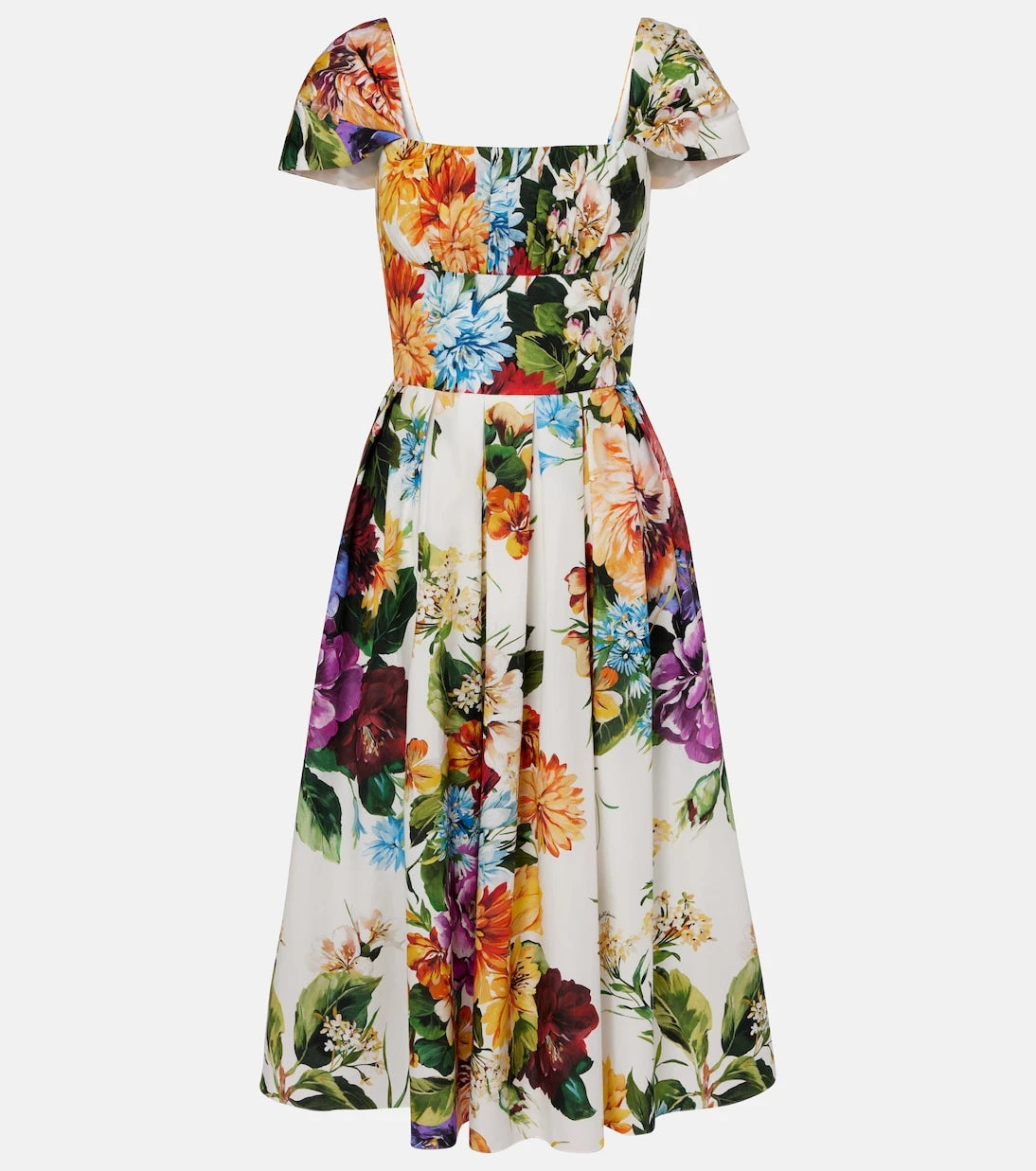 Dolce&Gabbana - Floral cotton midi dress