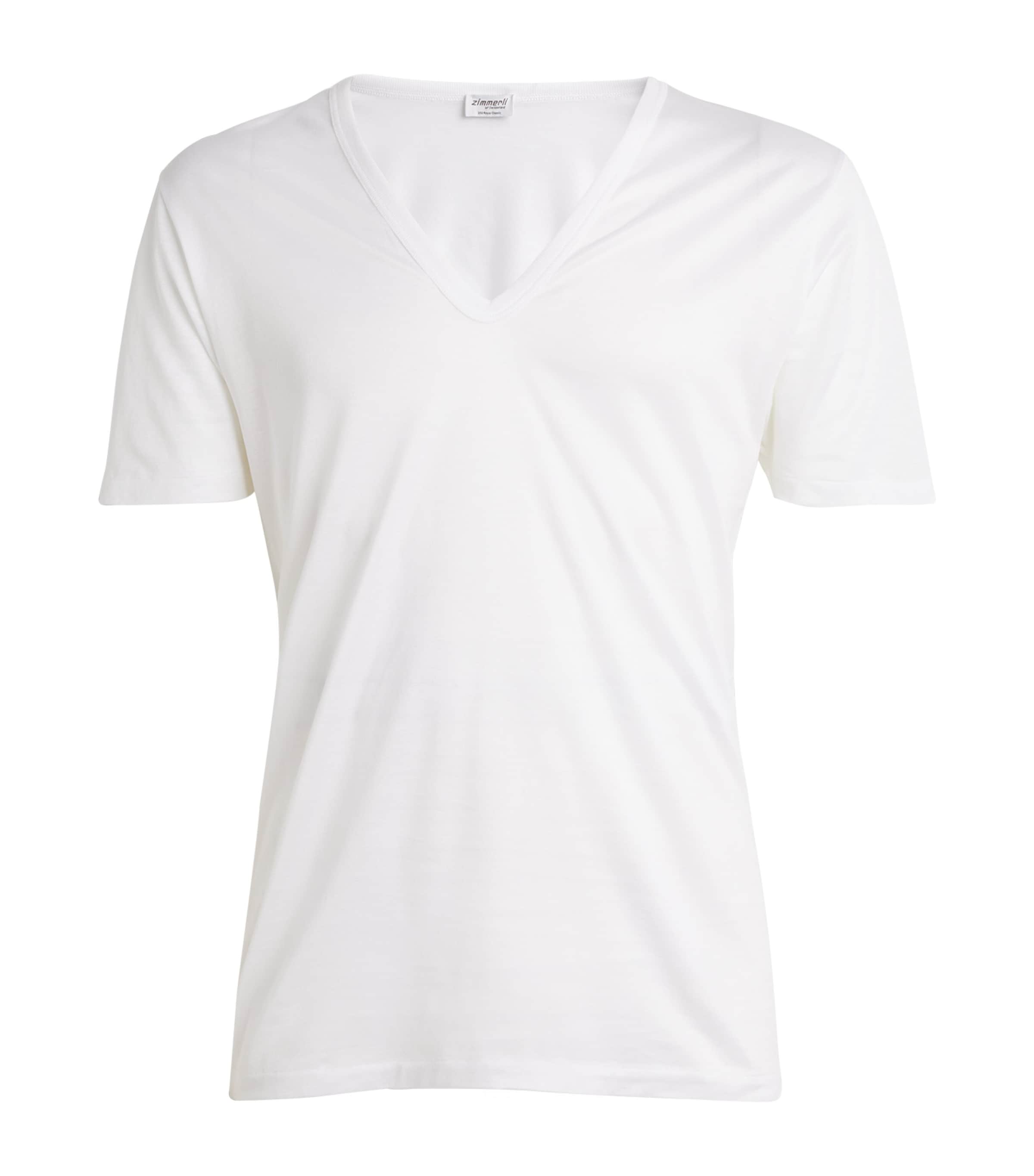 Cotton V-Neck T-Shirt