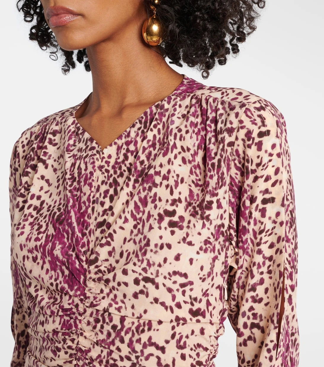 Isabel Marant - Octavia printed silk-blend minidress