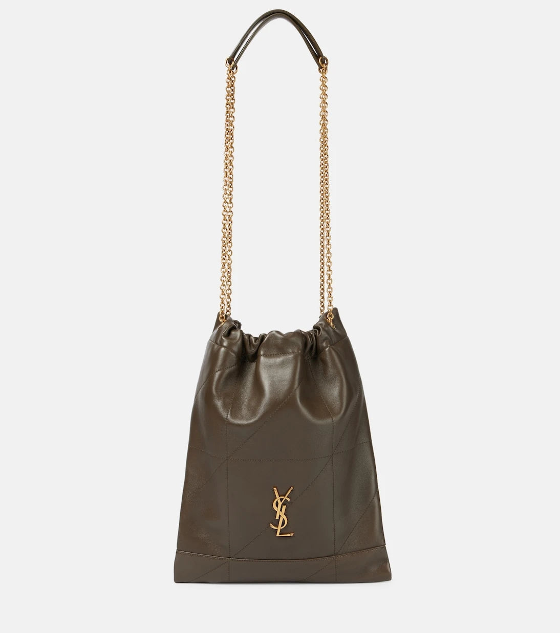 Saint Laurent - Jamie Pochon leather bucket bag
