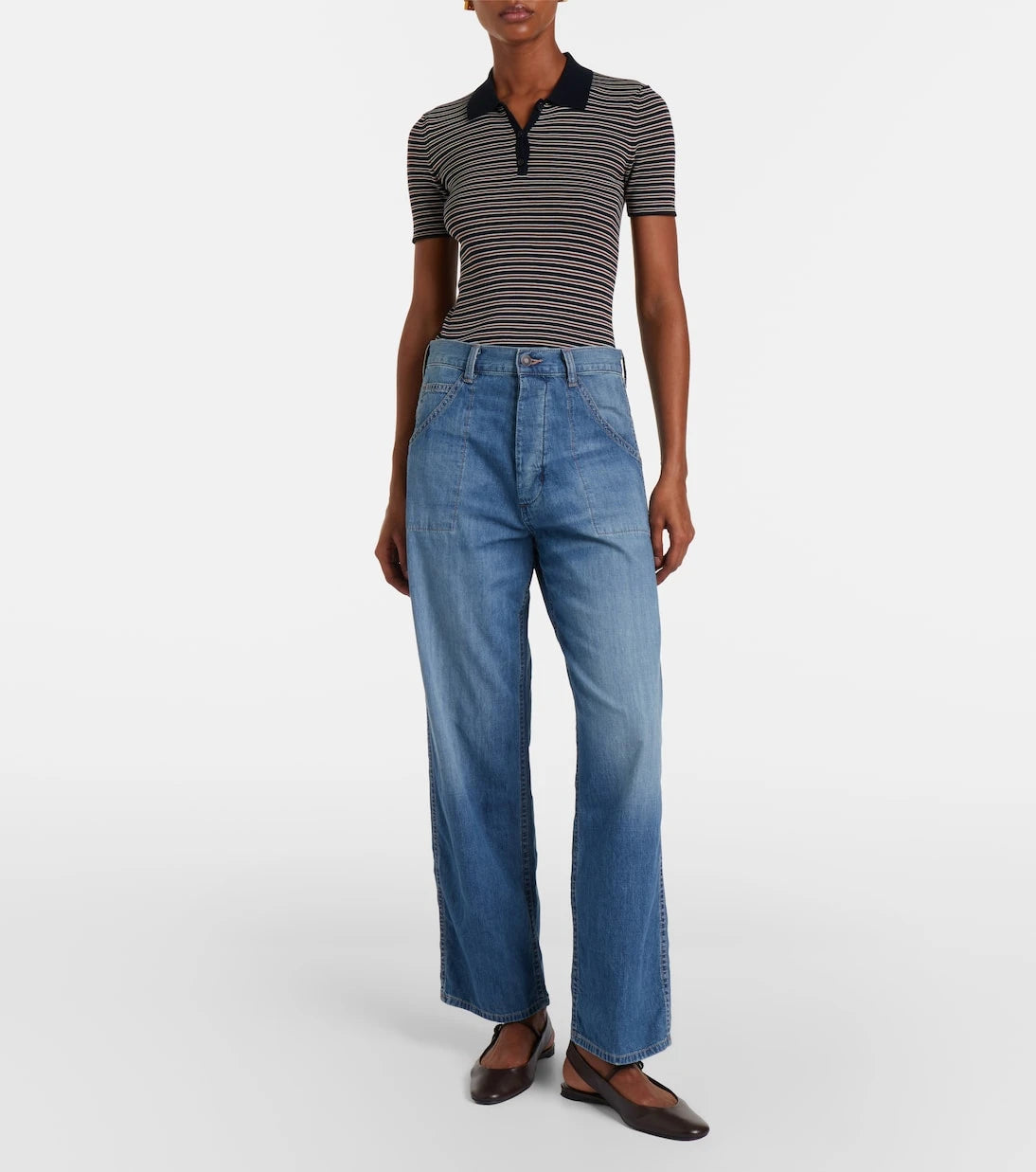 Nili Lotan - Whitney wide-leg jeans