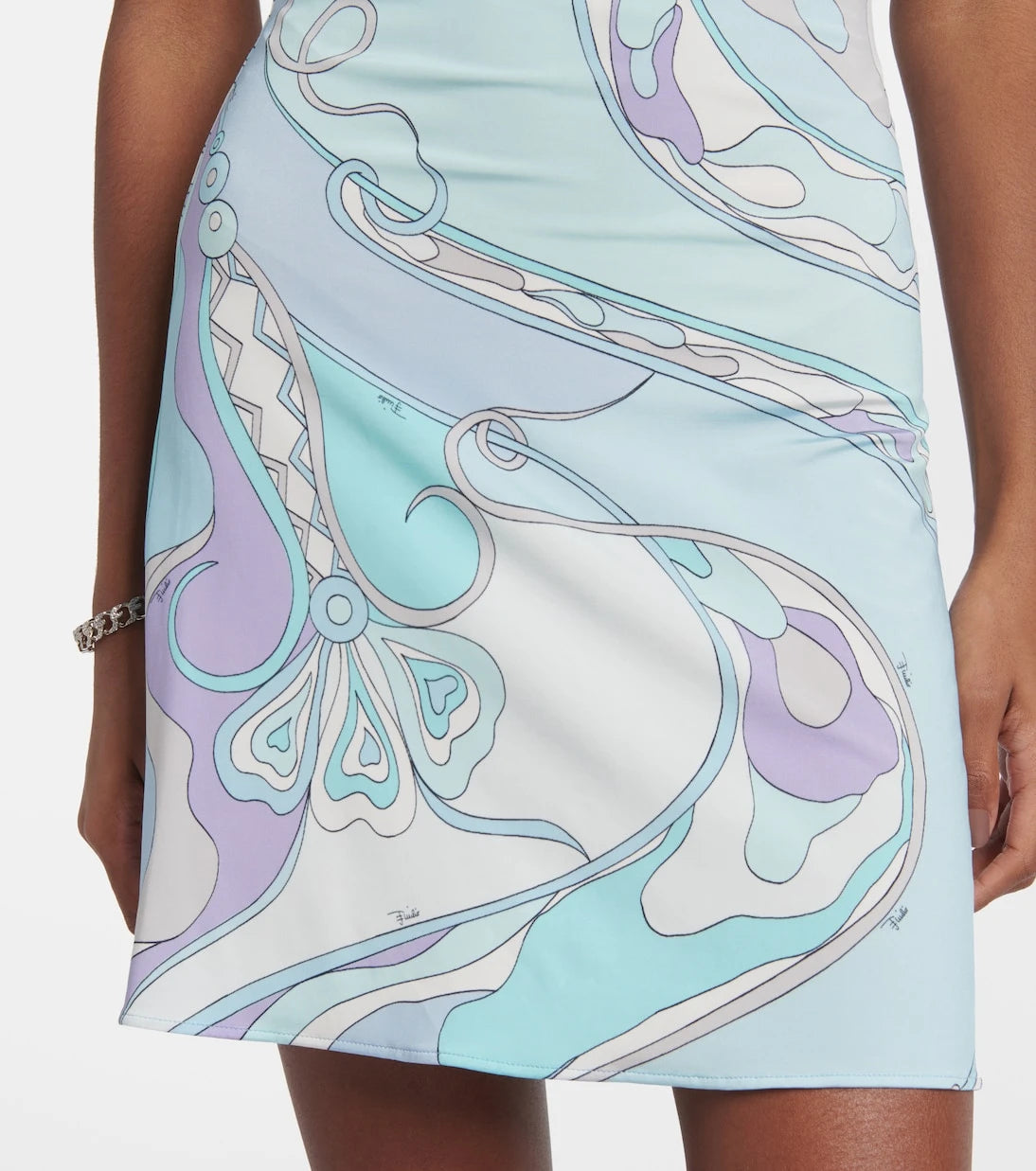 Pucci - Orchidee jersey slip dress