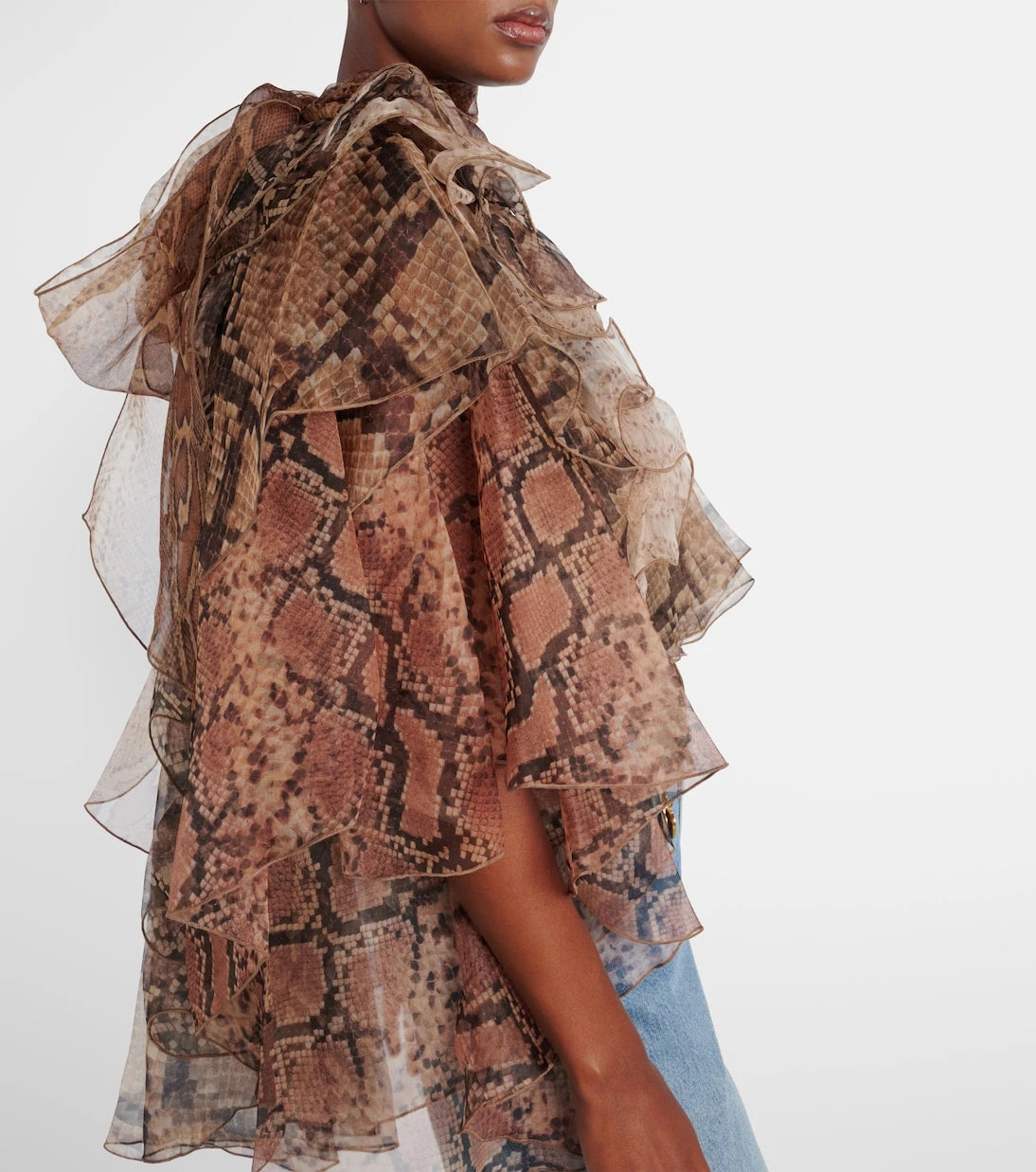 Zimmermann - Memento ruffled silk blouse