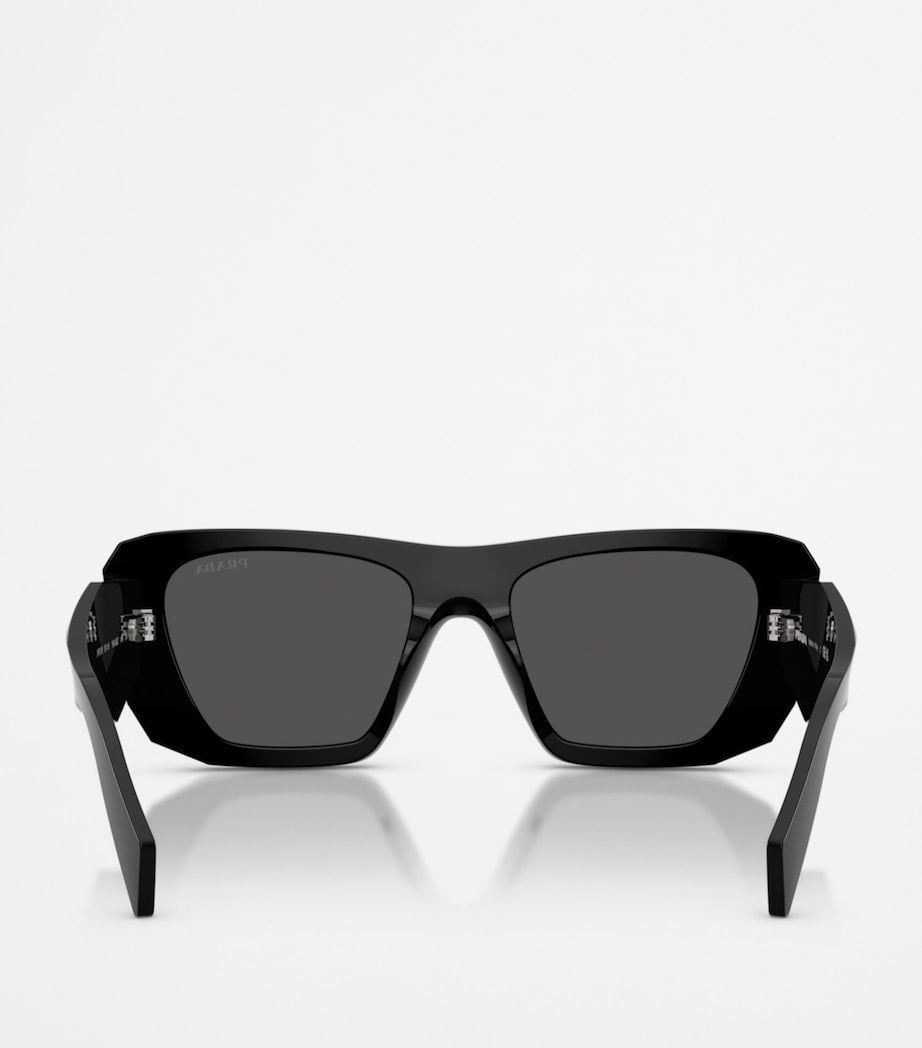 Prada Black Acetate PR B18S Sunglasses