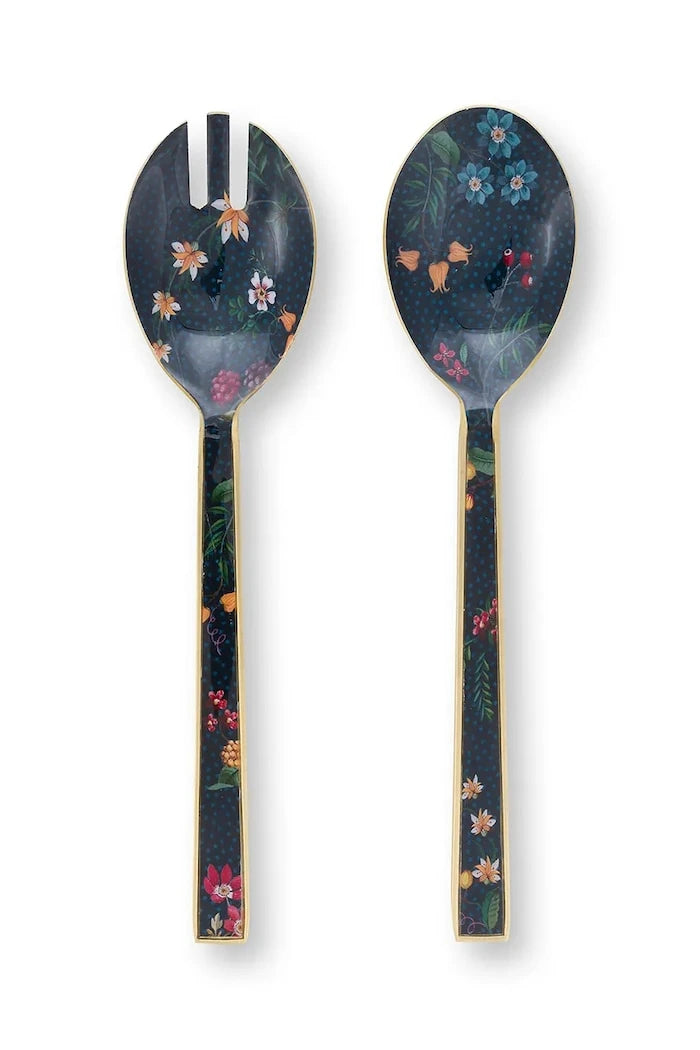 Салатни лъжици Pip Studio Enamelled Berry Blues