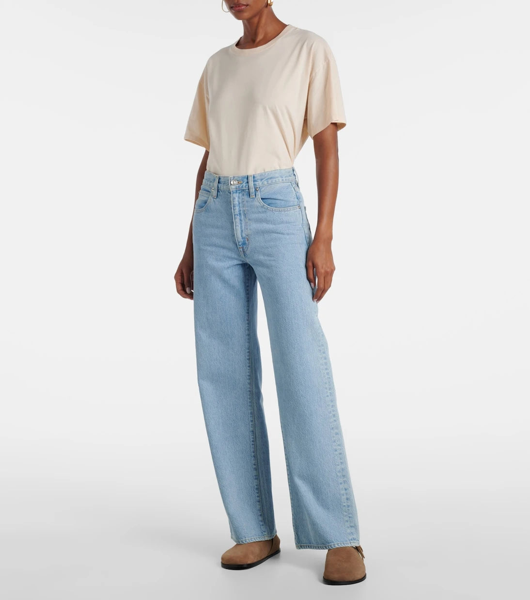 Slvrlake - Grace high-rise wide-leg jeans