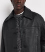Studio Nicholson black Del Leather Jacket