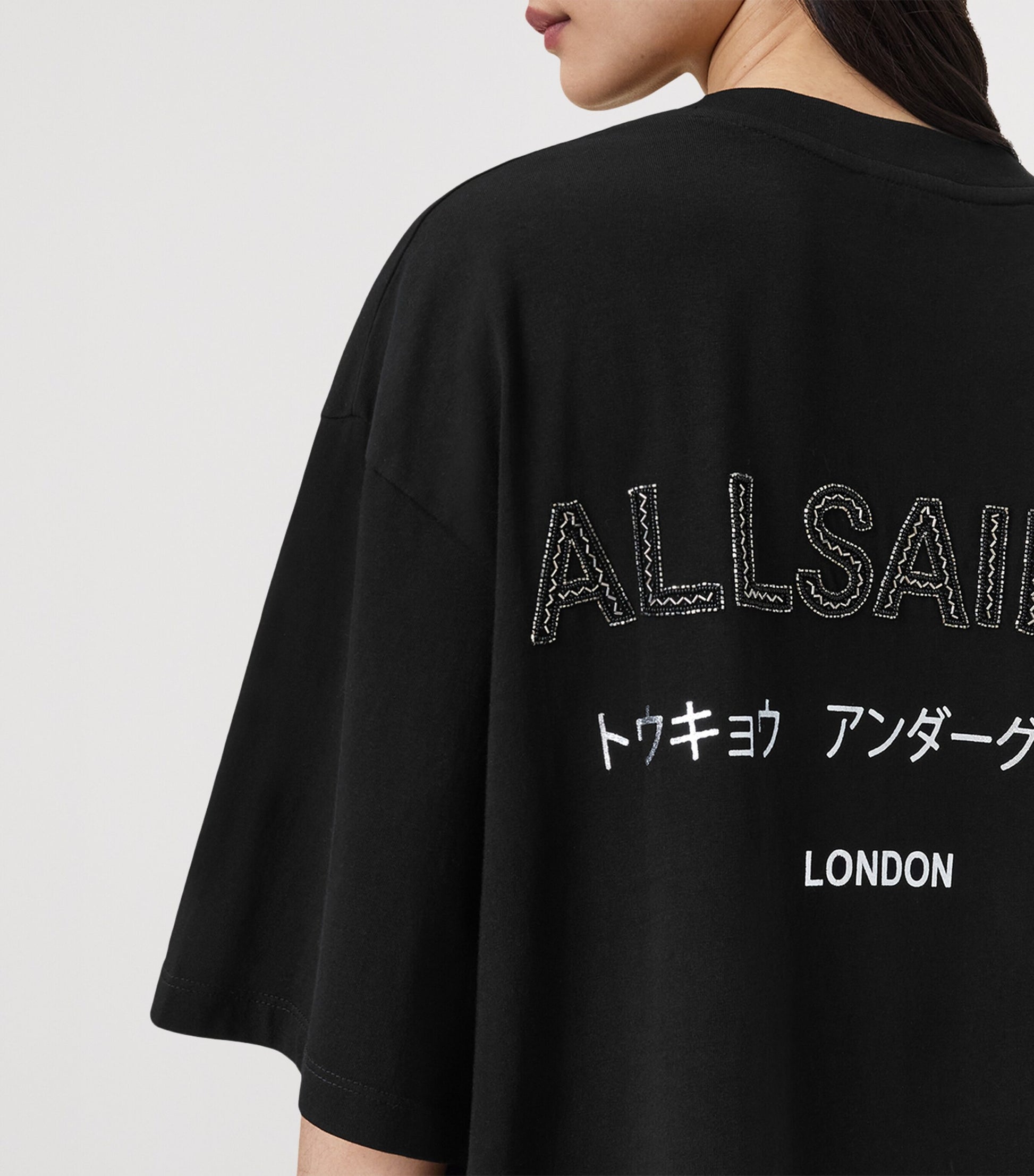 Black Organic Cotton Under Amelie T-Shirt