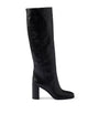 Prada Black Leather Knee-High Boots