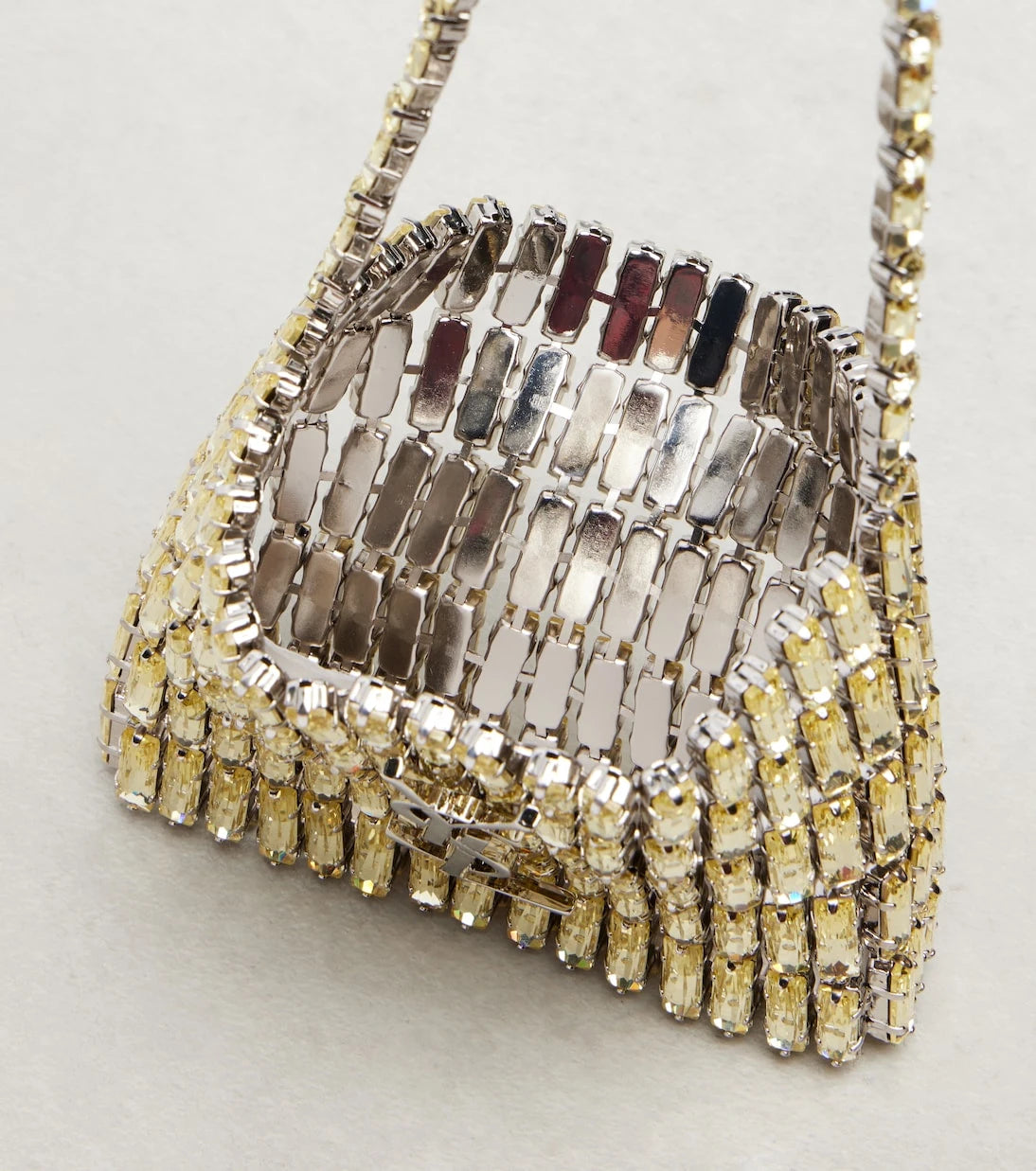 Saint Laurent - Evening Micro embellished top-handle bag