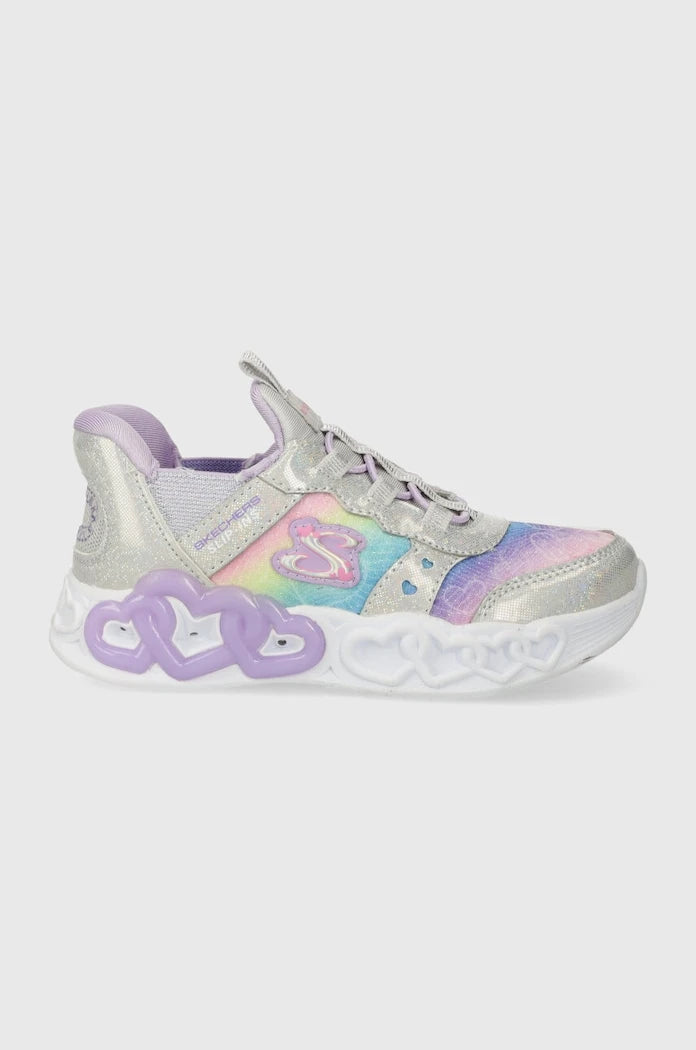 Детски маратонки Skechers INFINITE HEART LIGHTS ETERNAL SHIMMER