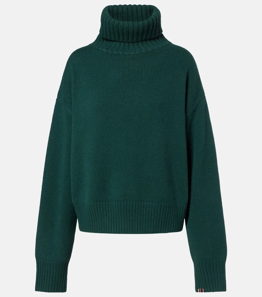 Extreme Cashmere - سترة كشمير بياقة مدورة قصيرة جداً