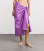 Eres Purple Cotton Cabine Sarong