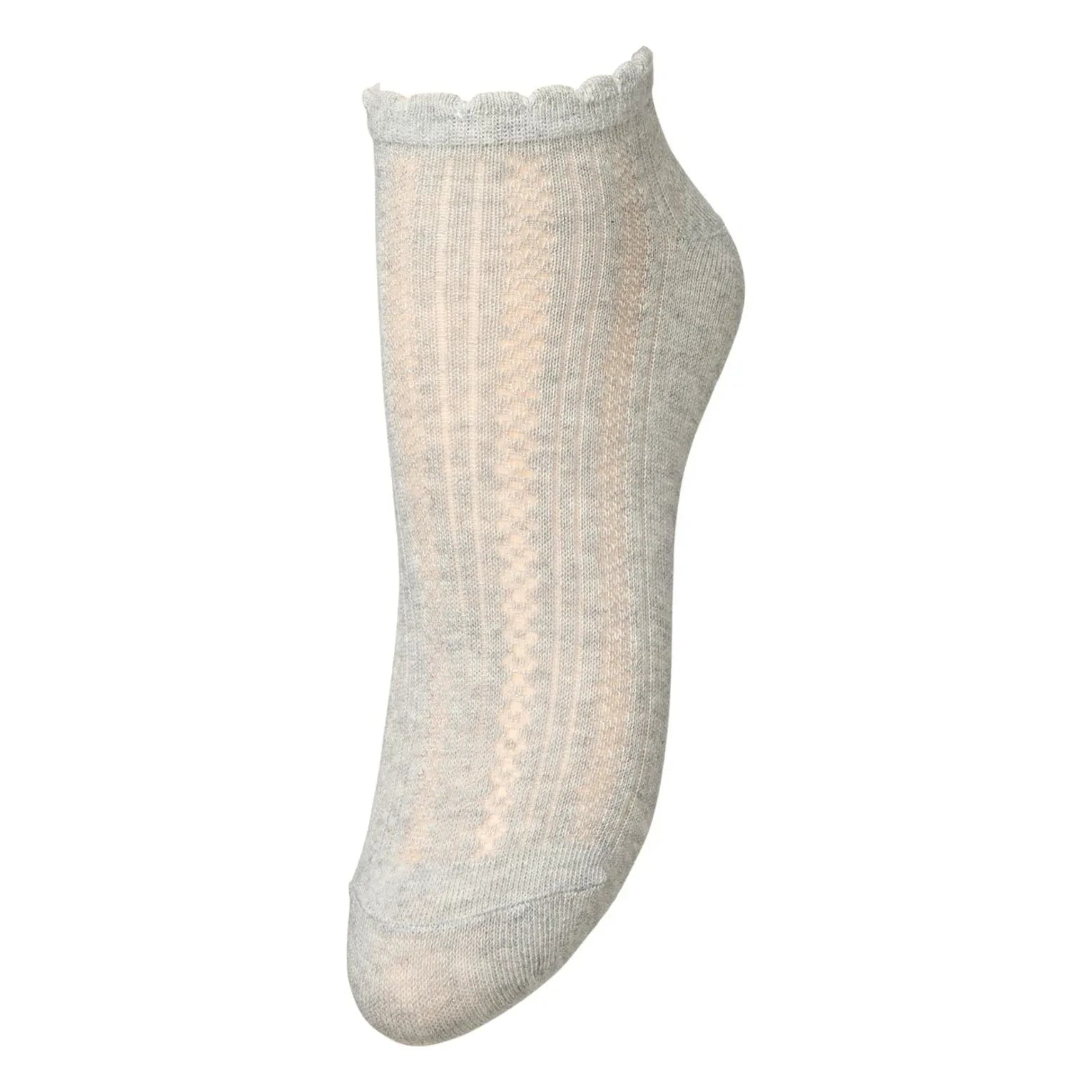 Becksöndergaard - Crochia Cotton Socks | Grey