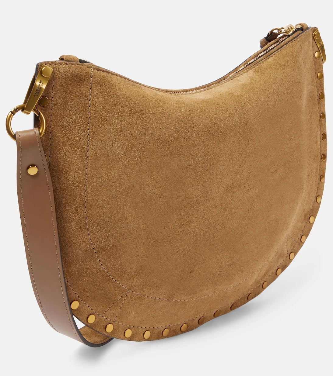 Isabel Marant - Oskan Soft Zipped suede shoulder bag