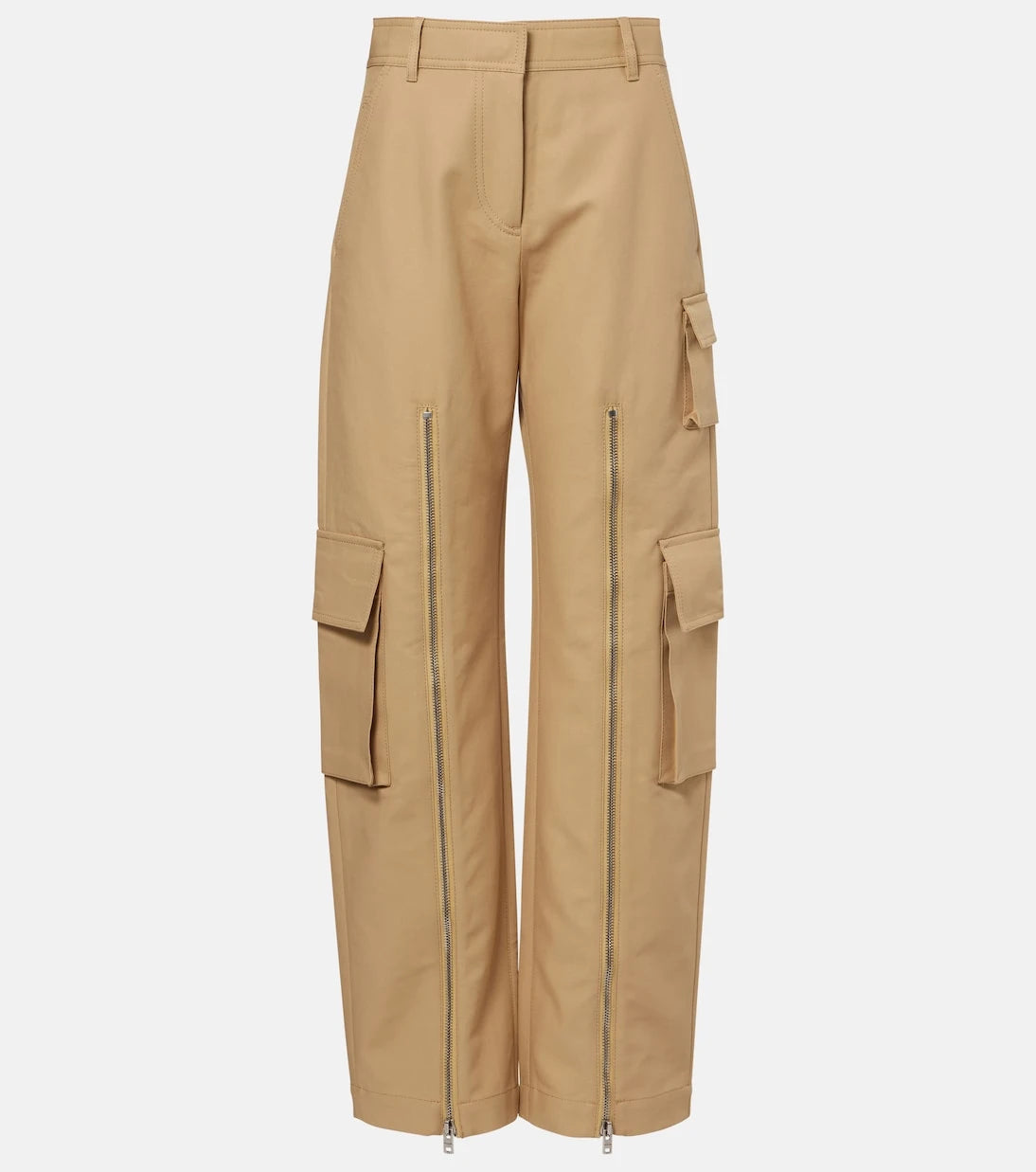 Acne Studios - Layered mid-rise cotton satin pants