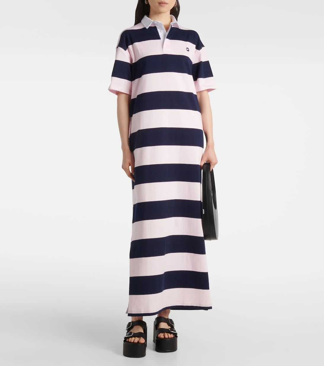 Coperni - Striped cotton maxi dress