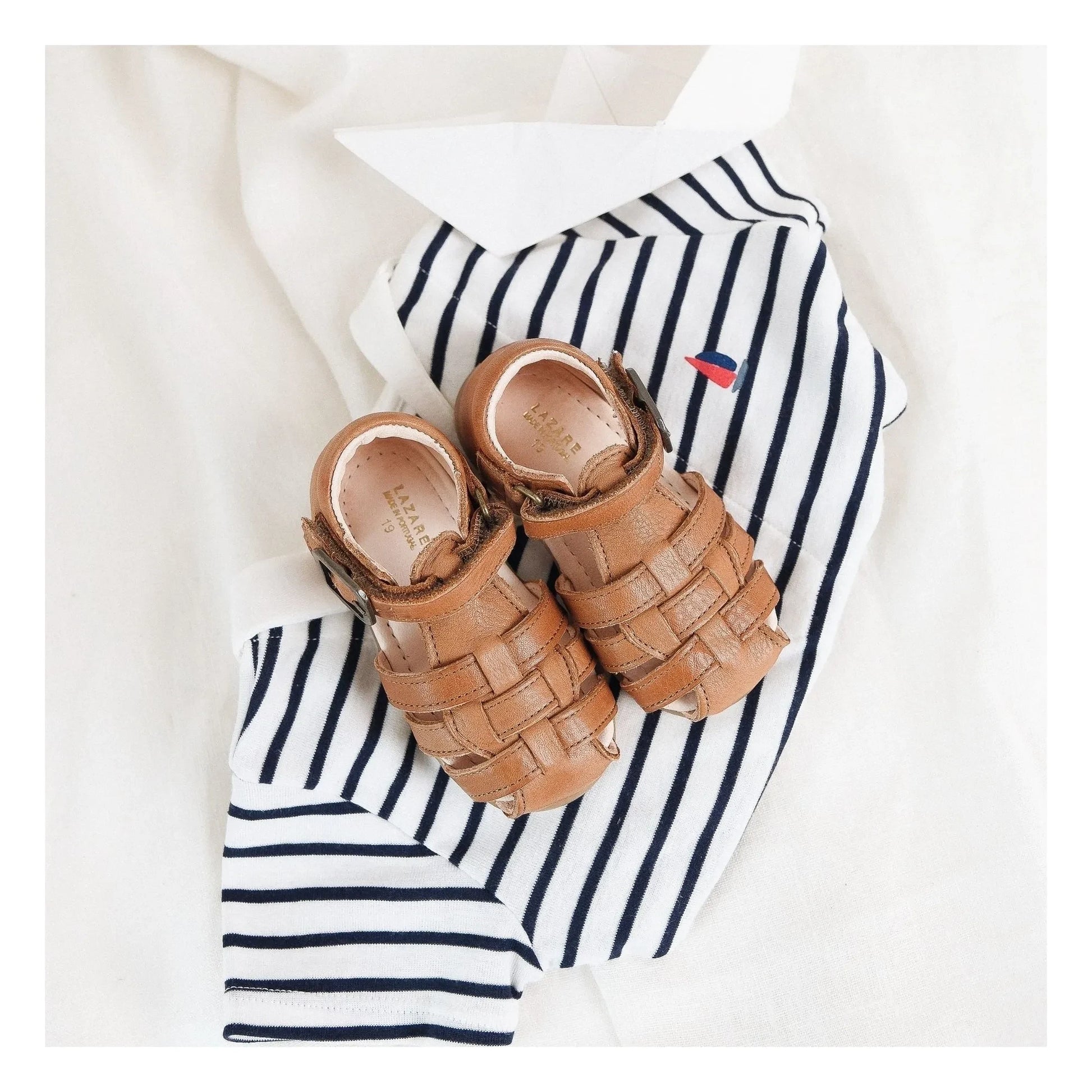 Lazare - Ernest sandals | Camel