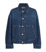 Studded Denim Jacket U71BL LE BLUE