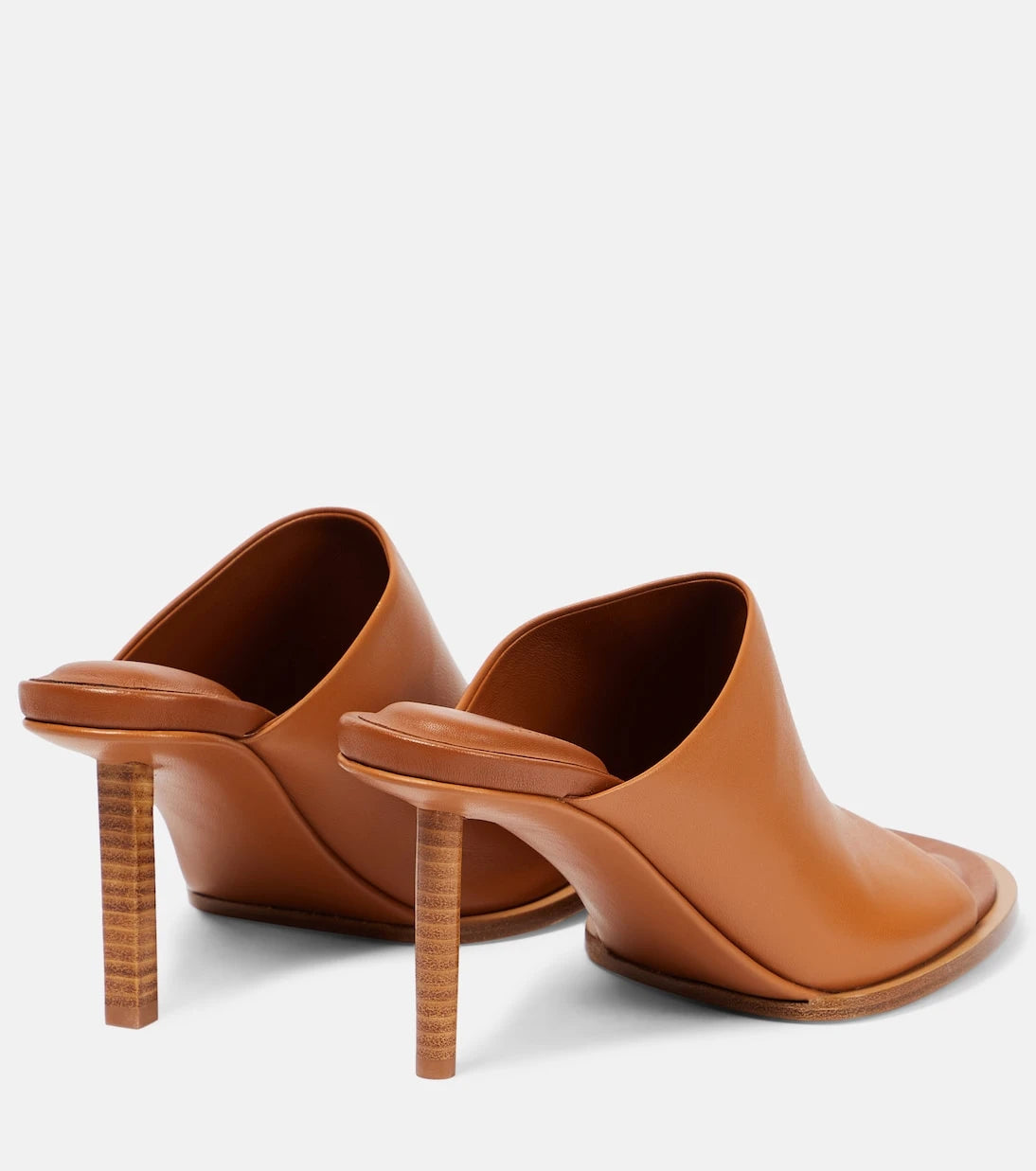 Jacquemus - Les Mules Carrés Ronds leather mules