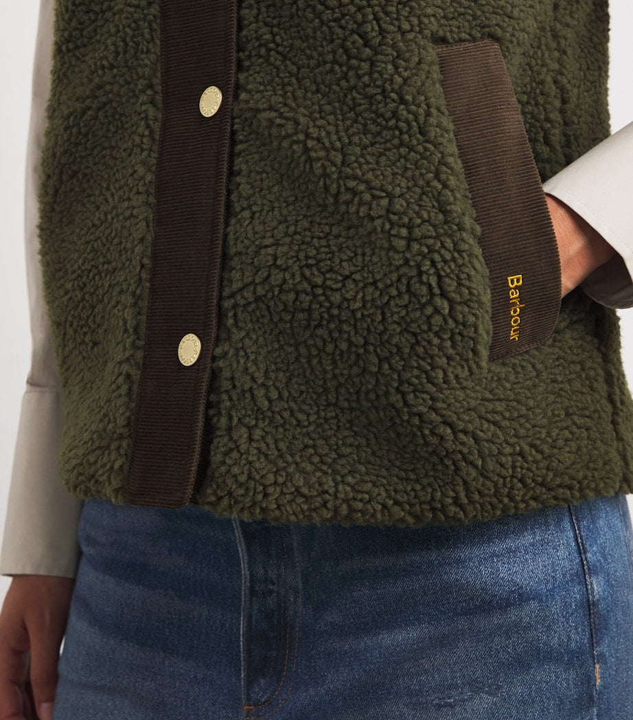 Barbour Green Teddy Dulsie Gilet