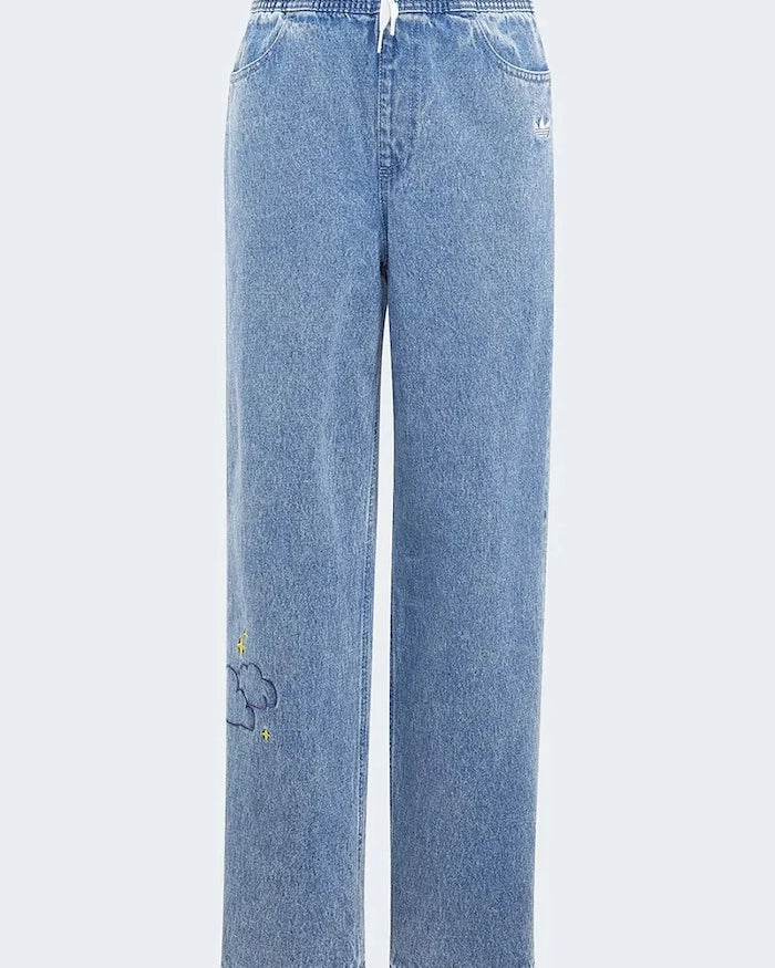 adidas Originals çocuklar için straight kot pantolon