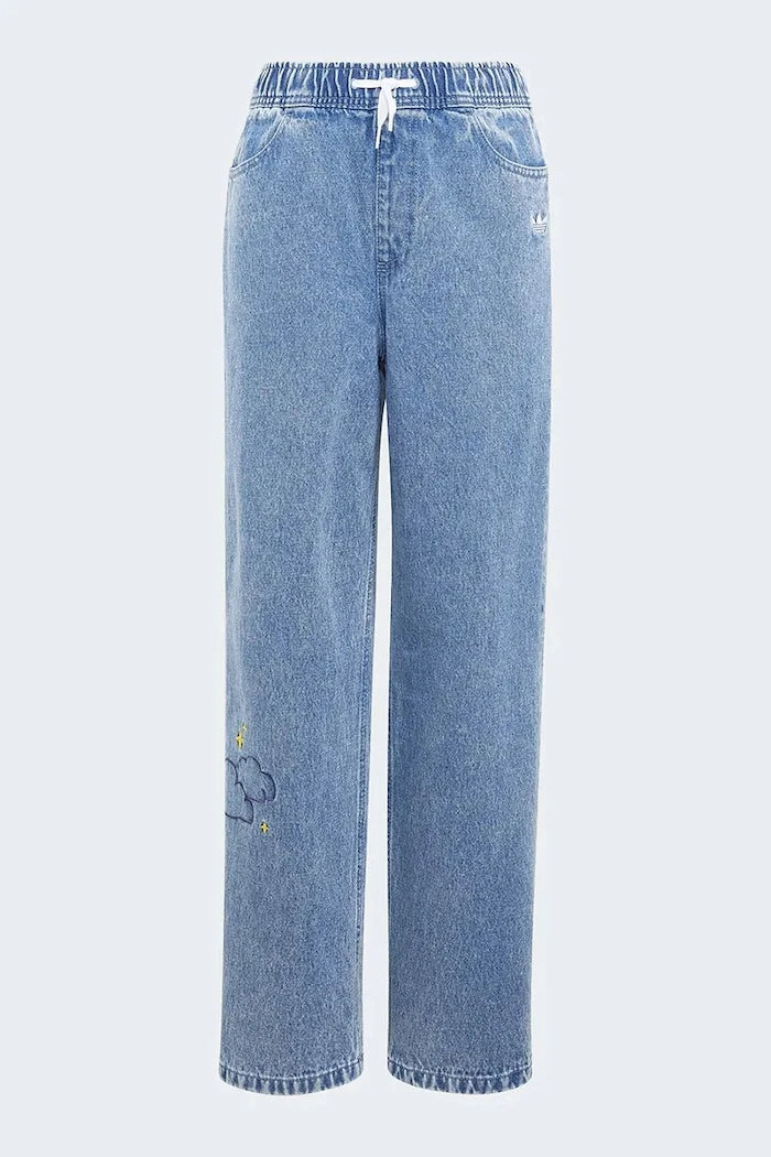 adidas Originals çocuklar için straight kot pantolon