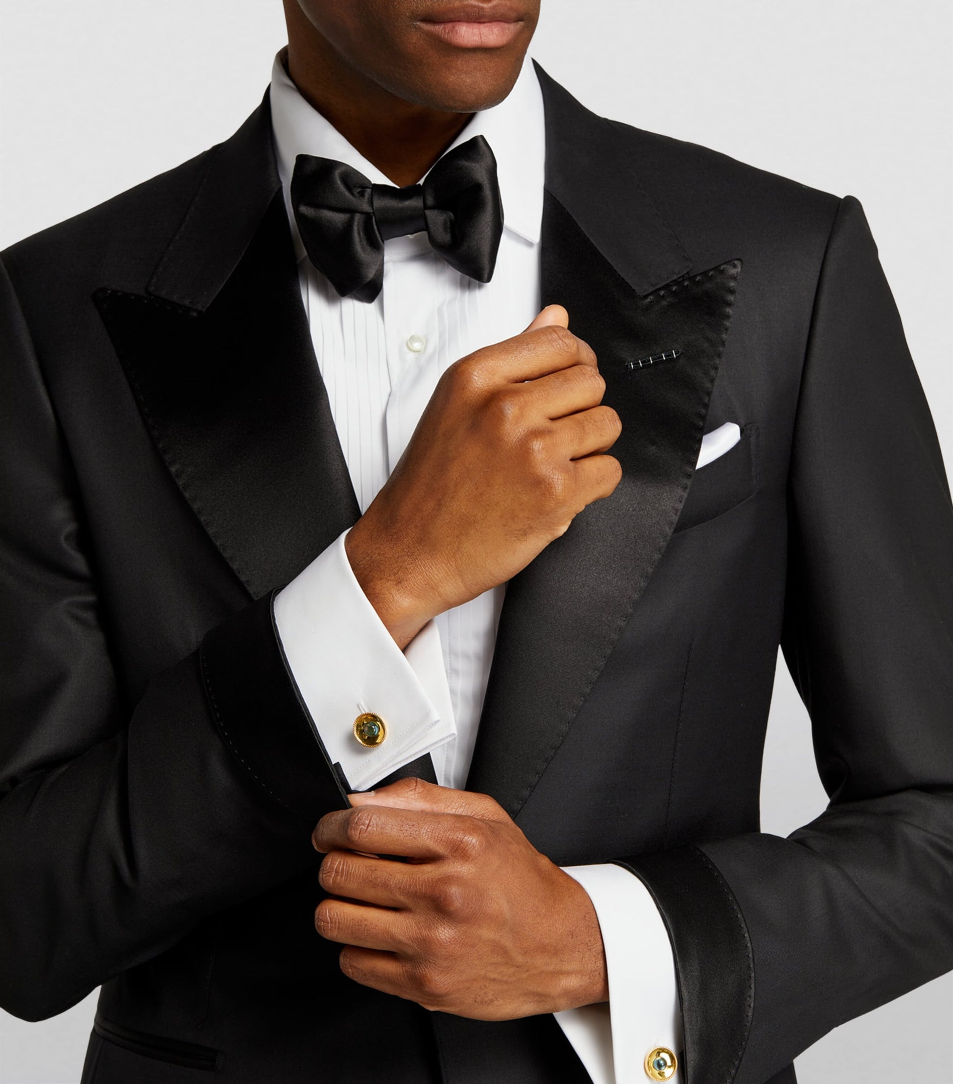 Tateossian Gold-Plated Blue Topaz Cufflinks