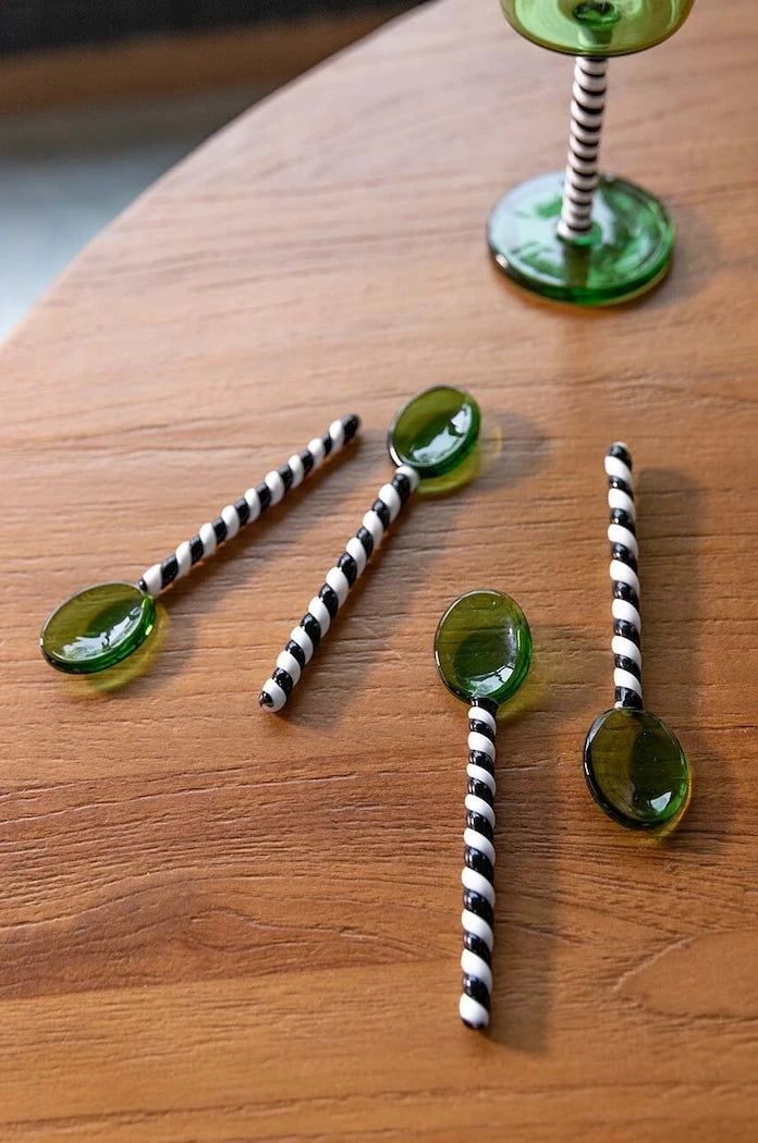 Комплект лъжици &k amsterdam Spoon Duet Green (4 броя)