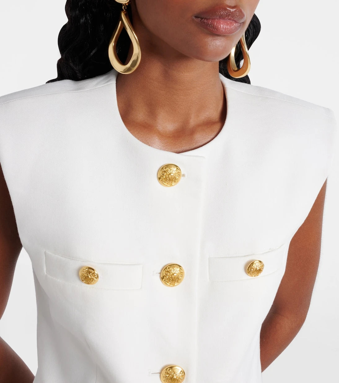 Veronica Beard - Tamara linen-blend vest