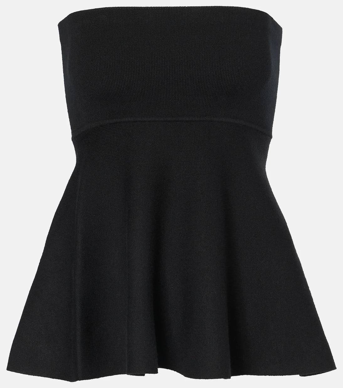 The Frankie Shop - Agathe peplum cotton-blend top