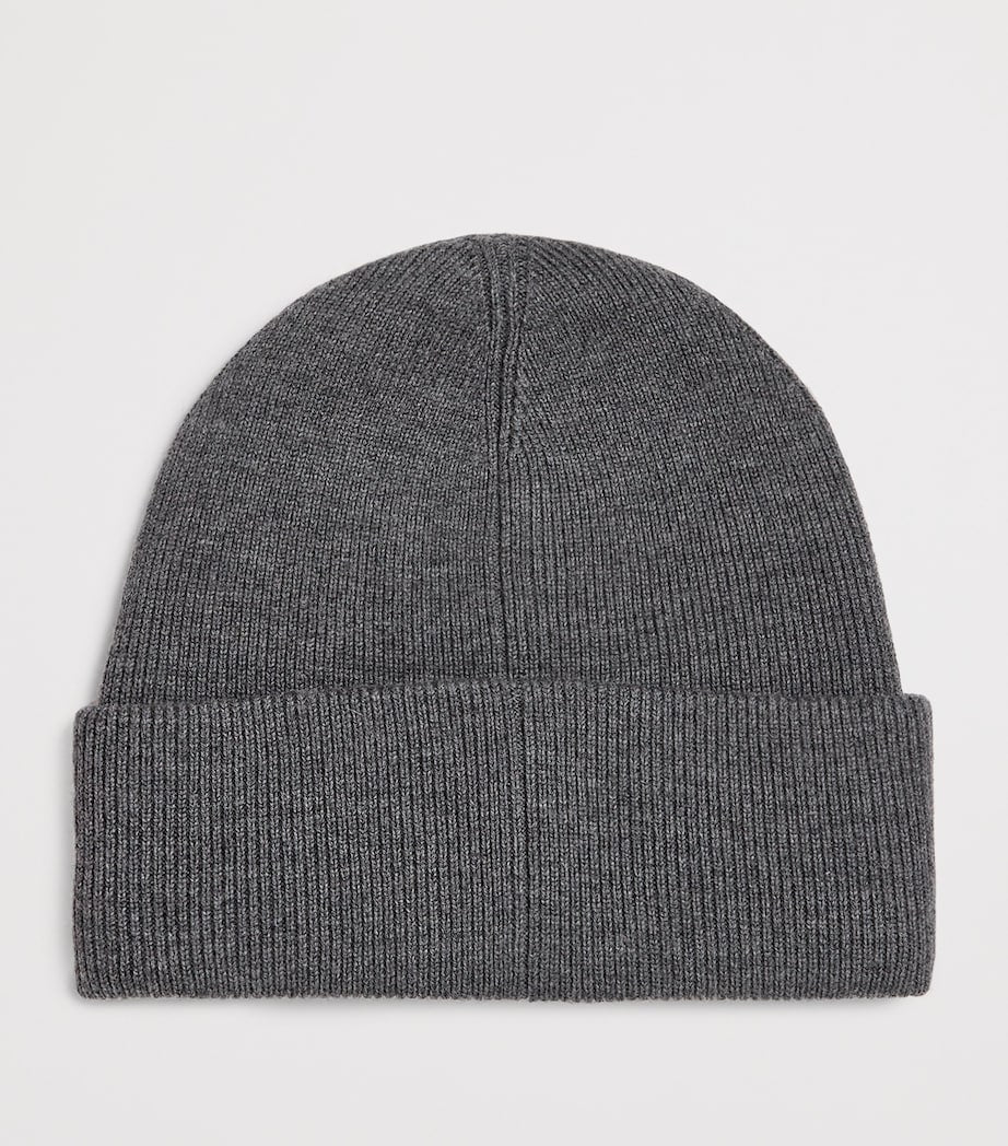 Moose Knuckles Wool Logo Beanie