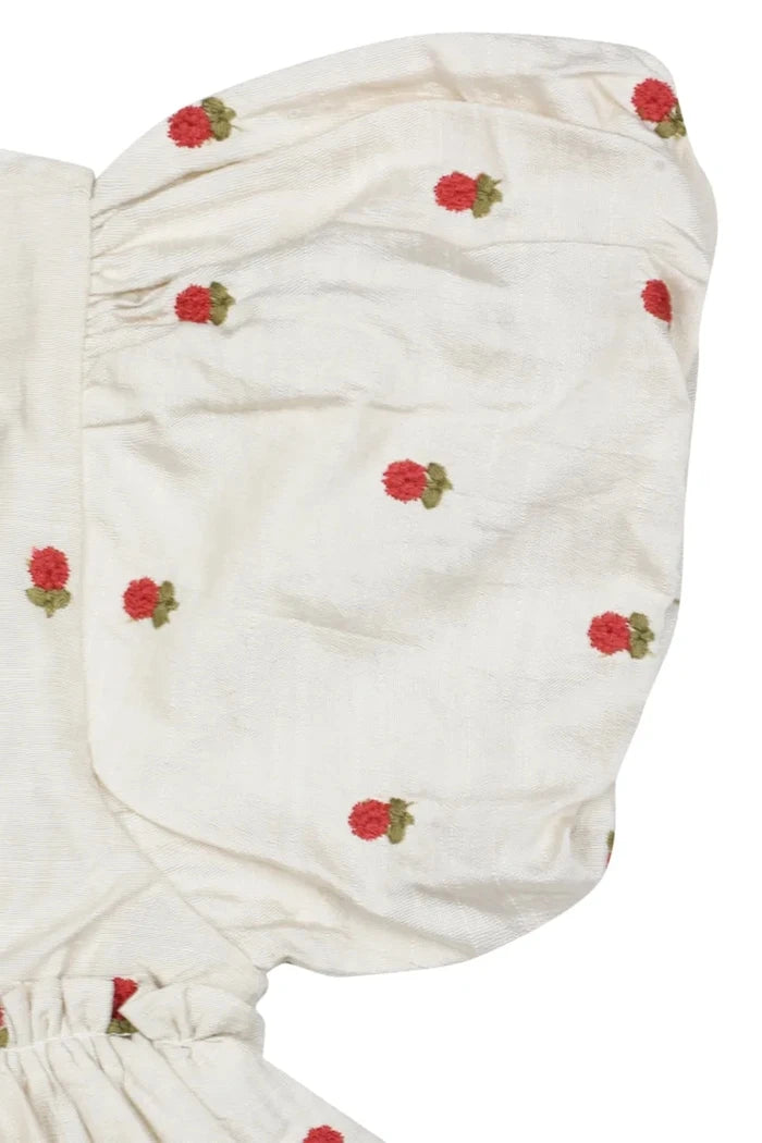 Donsje лятна рокля Camilla Dress Red Roses