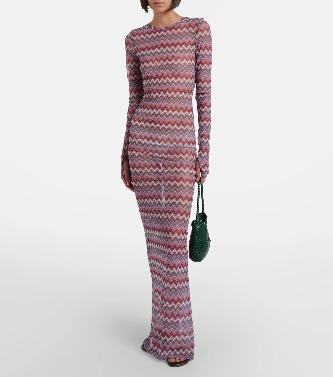 Bananhot - Renne printed cotton maxi dress