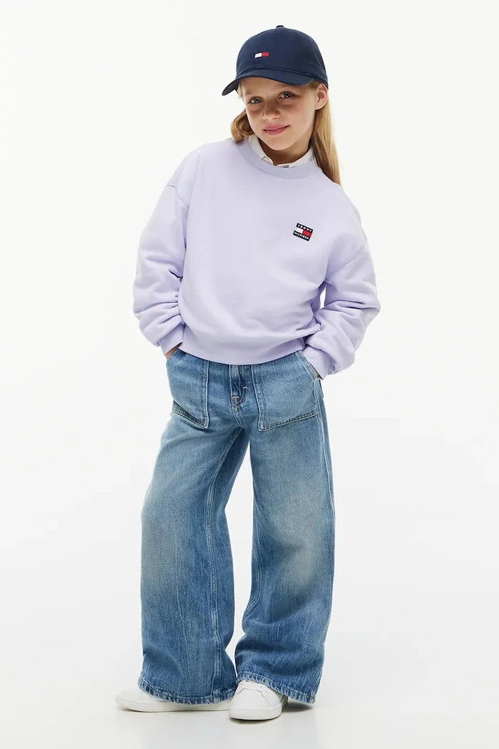 Pamuklu çocuk sweatshirt