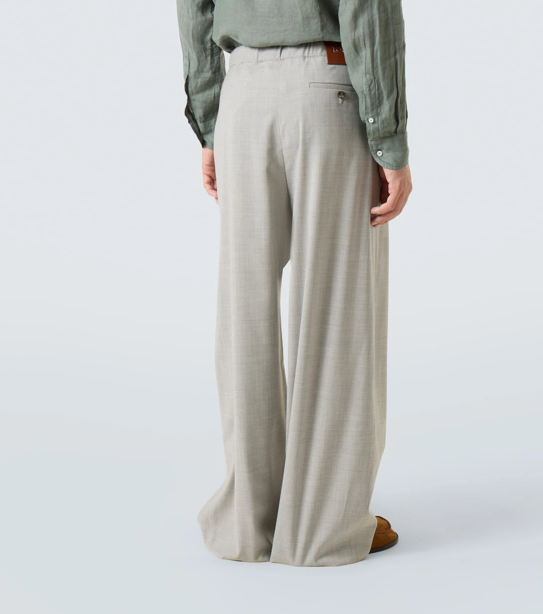 Loewe - Wool wide-leg pants