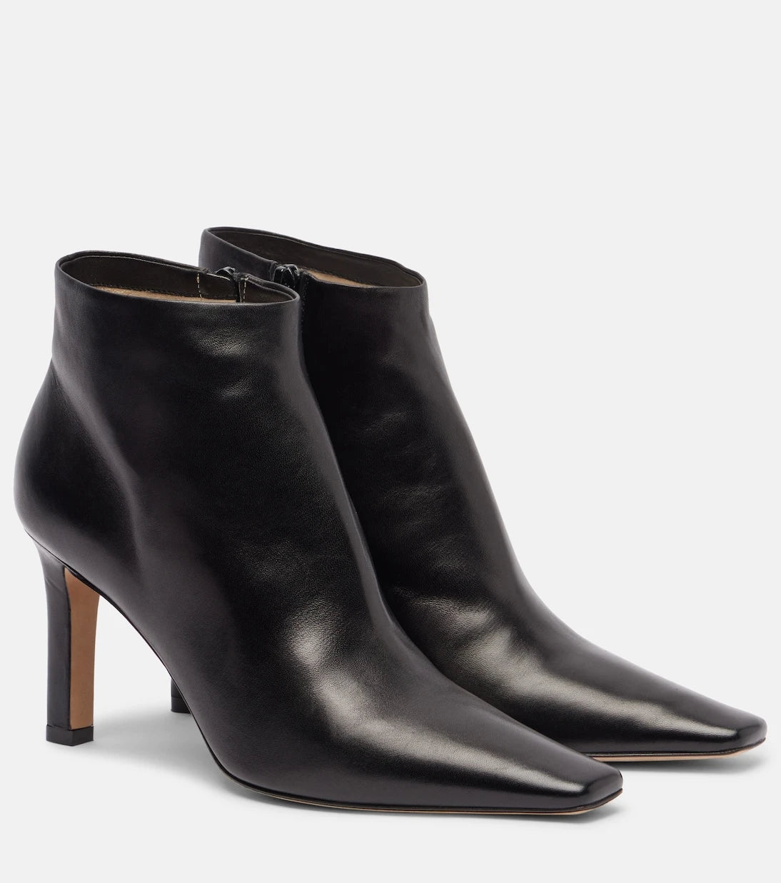 The Row - Carla 80 leather ankle boots