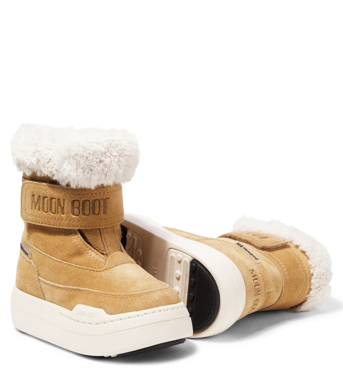 Moon Boot Kids - Junior Park Strap suede snow boots