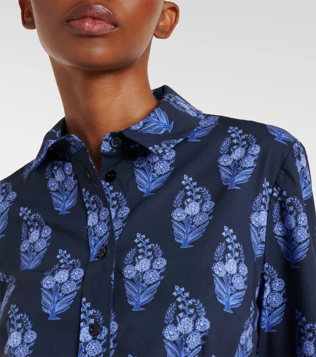 Carolina Herrera - Icon floral cotton-blend shirt