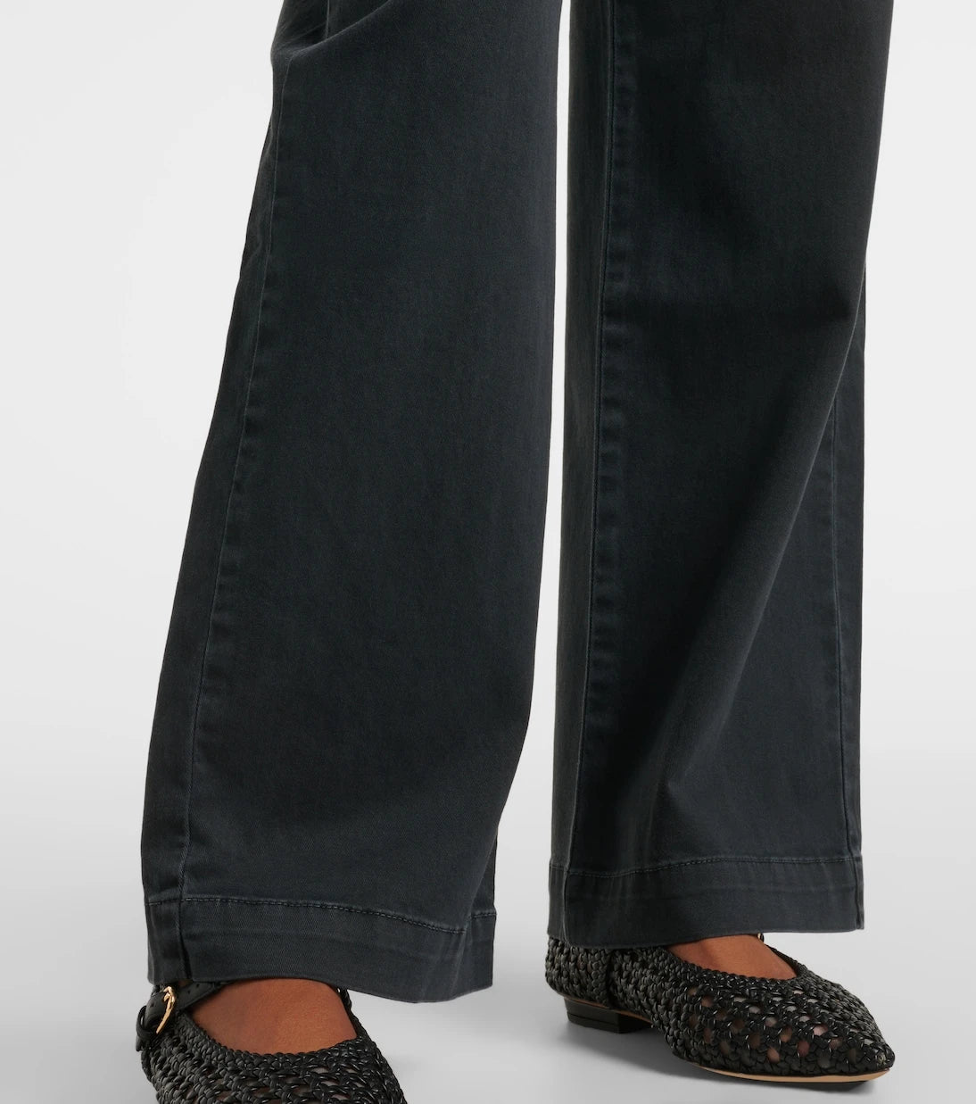 Velvet - Naya cotton-blend twill straight pants
