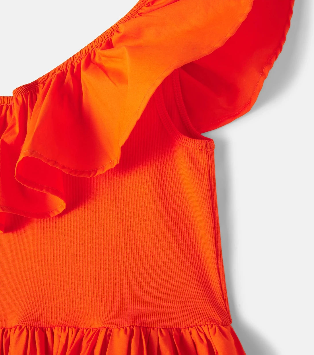 Molo - Chloey one-shoulder cotton-blend dress