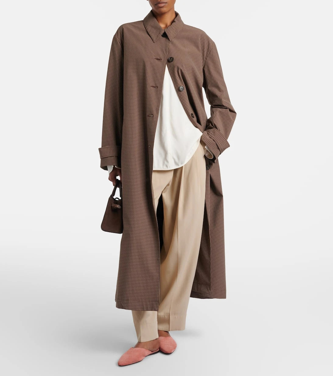 DeMellier - Hudson Small suede top-handle bag