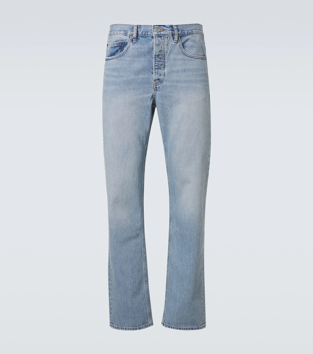 Frame - Mid-rise straight jeans