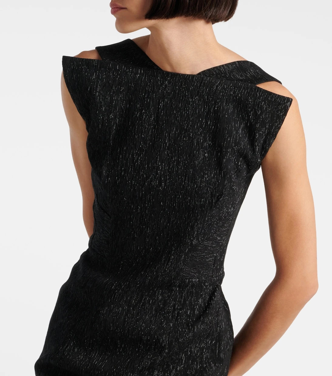 Maticevski - Singular open-back lamé cocktail dress