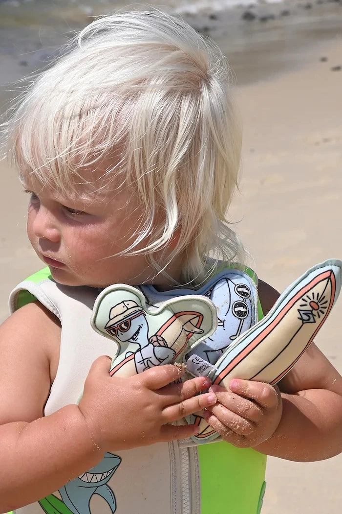 SunnyLife Shred Turtle Aqua x Rip Curl Çocuk Yüzme Oyuncak Seti (3 Parça)
